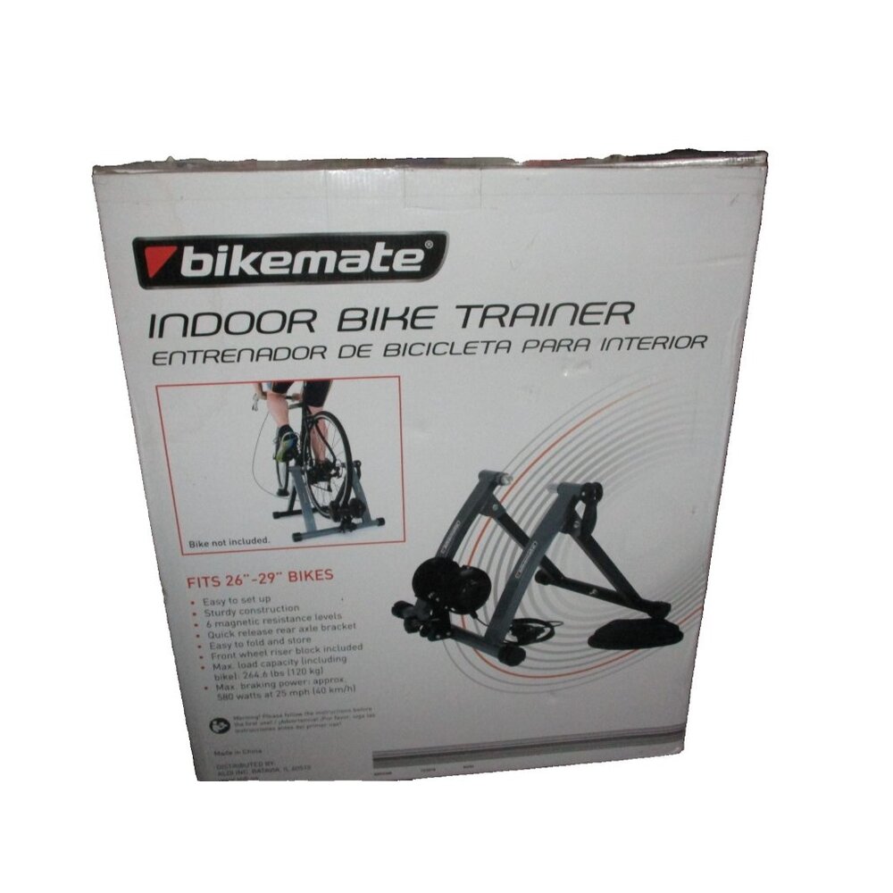 BikeMate Indoor Bike Trainer  Indoor Bike Trainer Fits 26" to 29" Bikes